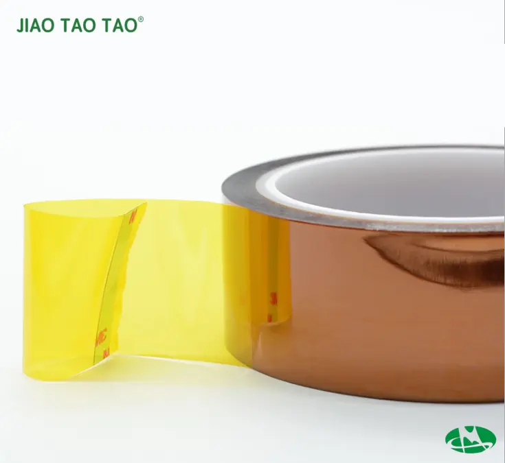 Polyimide tape 4mm x 33m for motor insulation, PCB protection, and narrow-width high temperature wrapping.